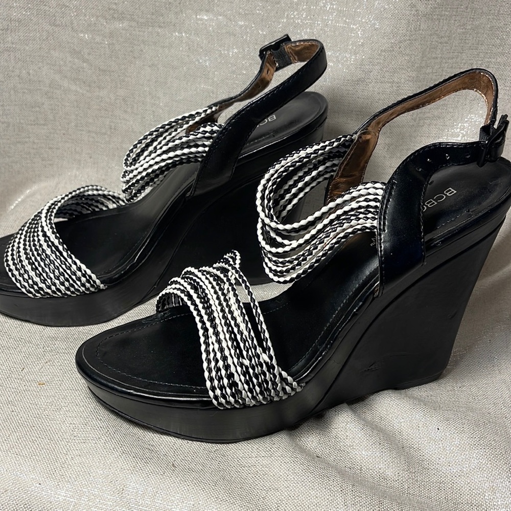 BCBGeneration PLATFORM WEDGE HIGH HEELS